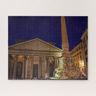 Puzzle Panthéon de nuit - Rome, Italie - 16x20 - 520 pcs