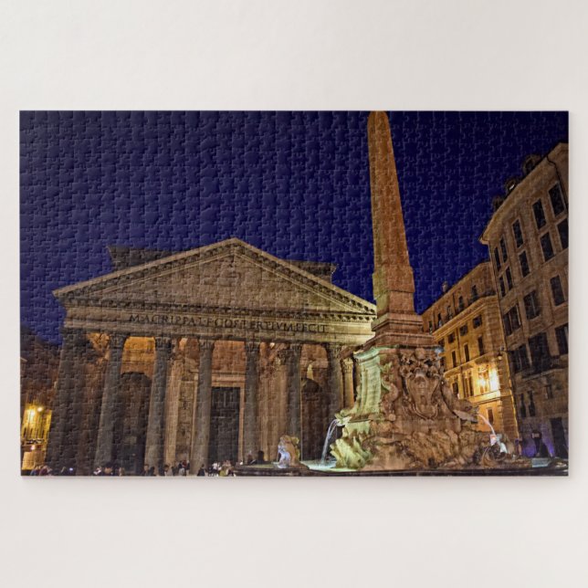 Puzzle Panthéon de nuit - Rome, Italie - 20x30 - 1014 pcs (Horizontal)