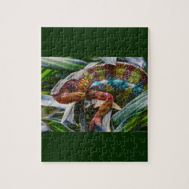 Puzzle Panther Chameleon (Vertical)