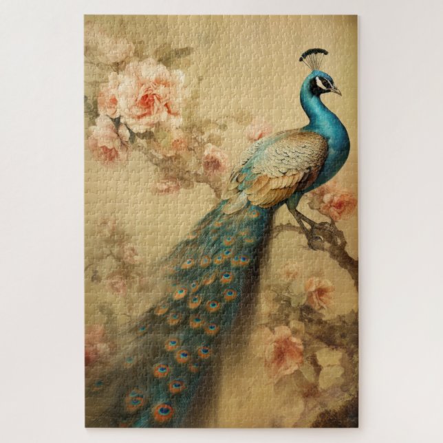 Puzzle Paon (Vertical)