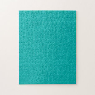 Puzzle Paon Turquoise Vibrant Couleur Prête à Personnalis