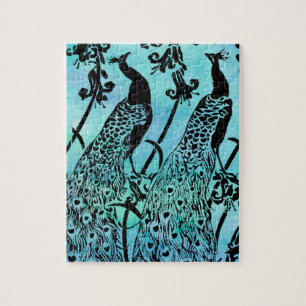 Puzzle Paons