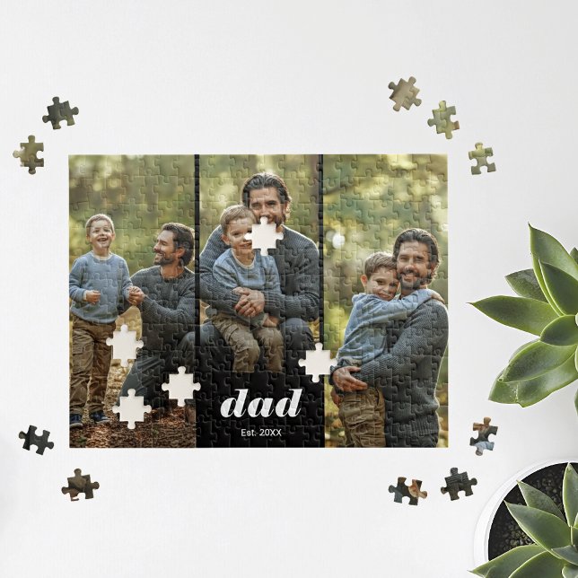 Puzzle Papa a établi la photo moderne 3 (Créateur téléchargé)
