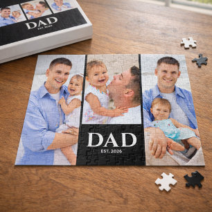 Puzzle Papa a établi la photo noire moderne 3