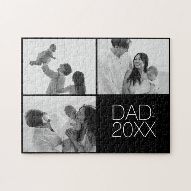 Puzzle Papa a établi trois photographies  (Horizontal)