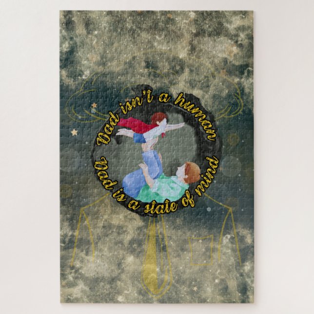 Puzzle Papa, état, esprit (Vertical)
