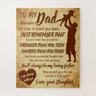 Puzzle Papa Fille Père Fête de Noël Jeu