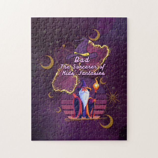 Puzzle Papa, sorcier (Vertical)