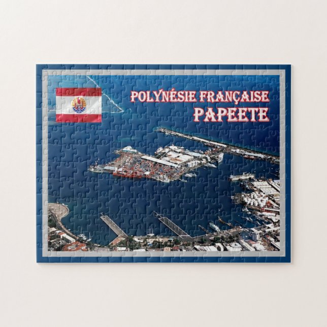 Puzzle Papeete - Port - Polynésie française - (Horizontal)