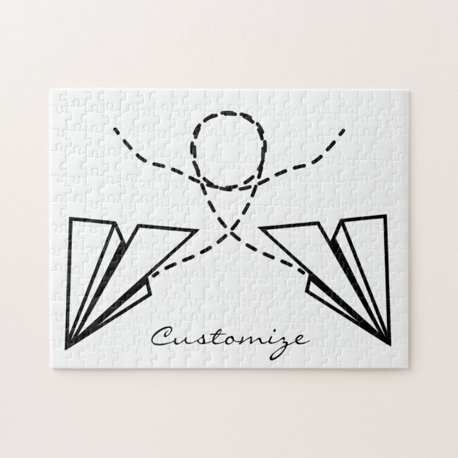 Puzzle Paper Plane Flying Thunder_Cove (Horizontal)