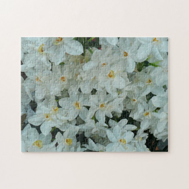 Puzzle Paperwhite Narcissus Fleurs blanches délicates (Horizontal)