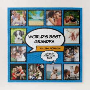 Puzzle Papi amusant Papy BD Photo Collage