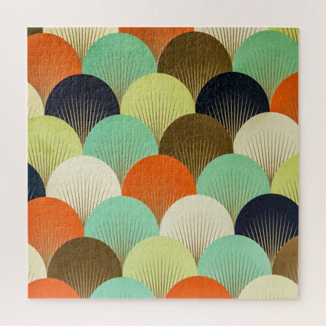 Puzzle Papier peint coloré : design artistique. (Vertical)