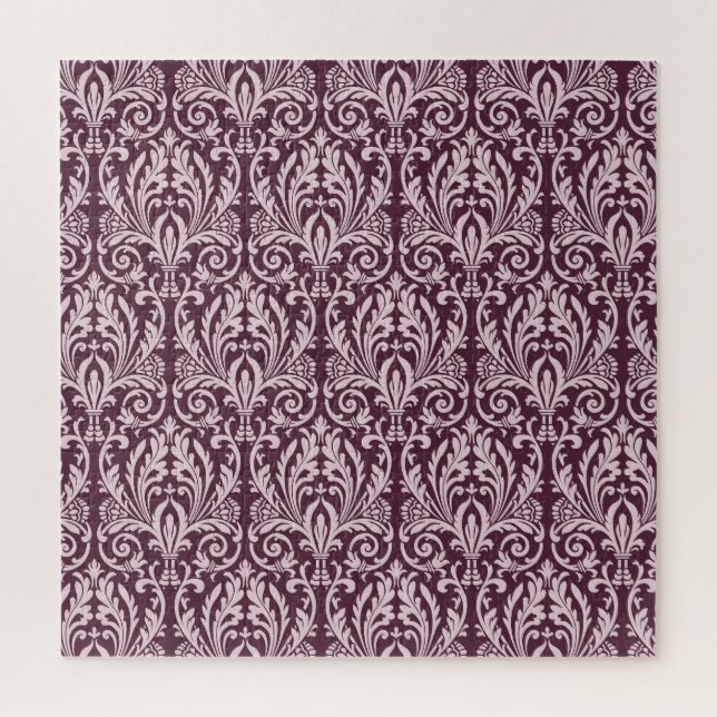 Puzzle Papier peint damassé classique et transparent. (Vertical)
