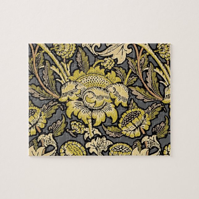 Puzzle Papier peint Floral Arts Crafts de William Morris  (Horizontal)