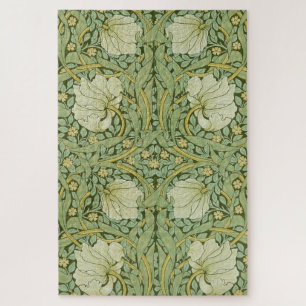Puzzle Papier peint floral bleu Pimpernel de William Morr