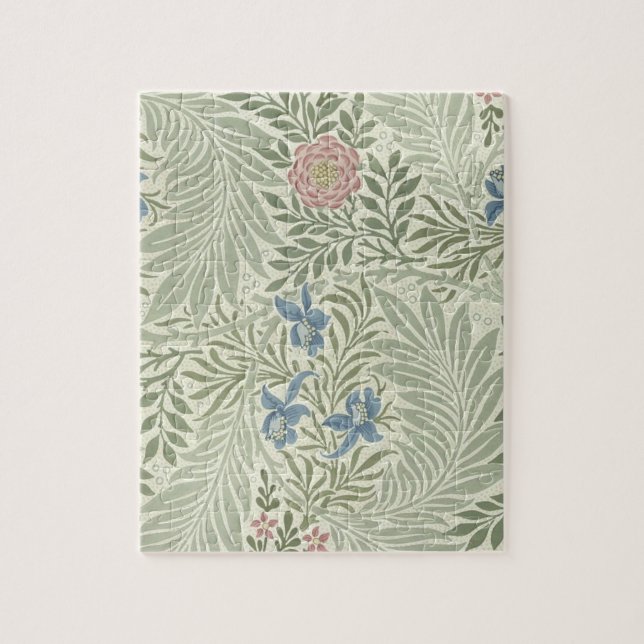 Puzzle Papier peint floral de William Morris Larkspur (Vertical)
