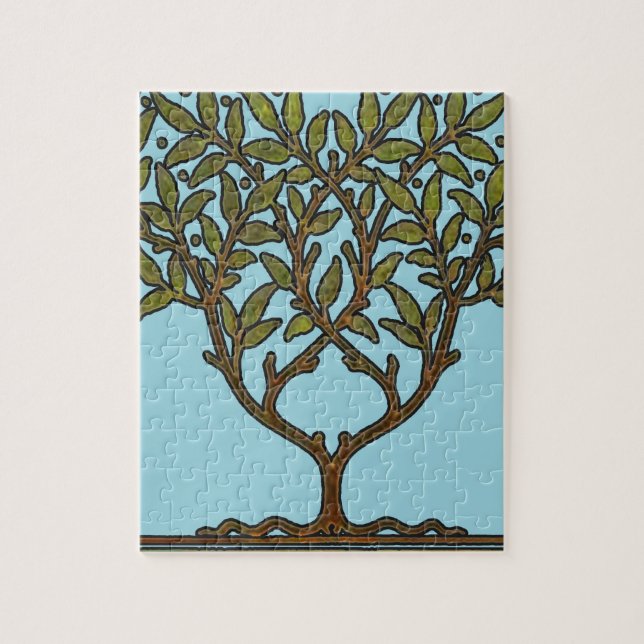 Puzzle Papier peint frise d'arbre de William Morris (Vertical)