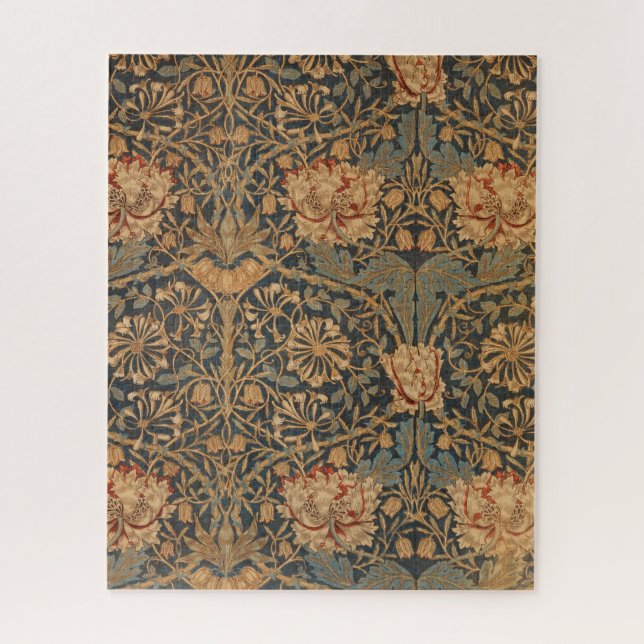 Puzzle Papier peint riche au chèvrefeuille de William Mor (Vertical)