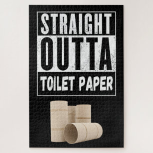 Puzzle Papier Toilette Extérieur Droit, Manque De Rouleau