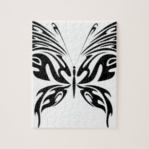 Puzzle Papillon Abstrait