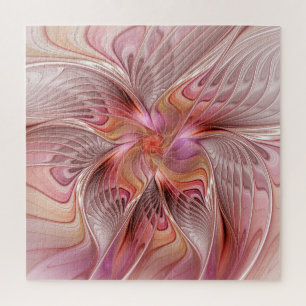 Puzzle Papillon Abstrait coloré Imaginaire Fractal Art