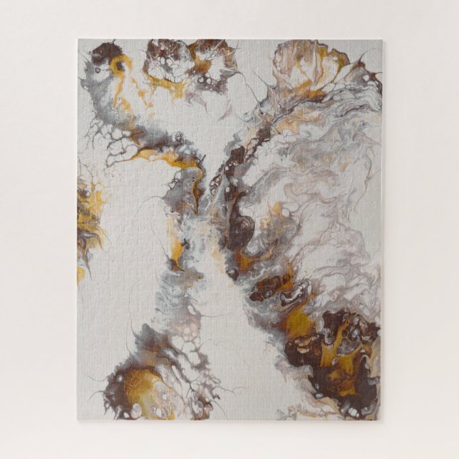 Puzzle Papillon - acryl abstrait (Vertical)