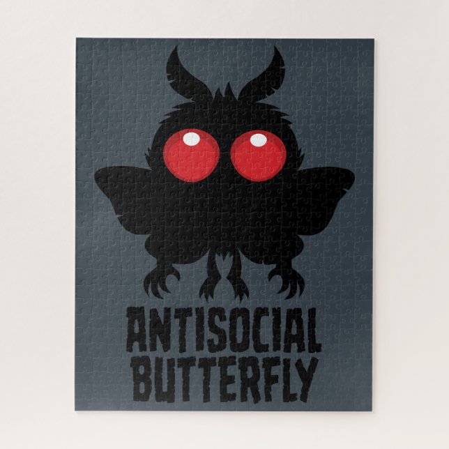 Puzzle Papillon Antisocial Mothman Cryptide (Vertical)