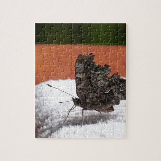 Puzzle Papillon camouflage foncé (Vertical)