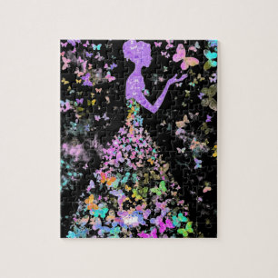 Puzzle papillon coloré - Peinture