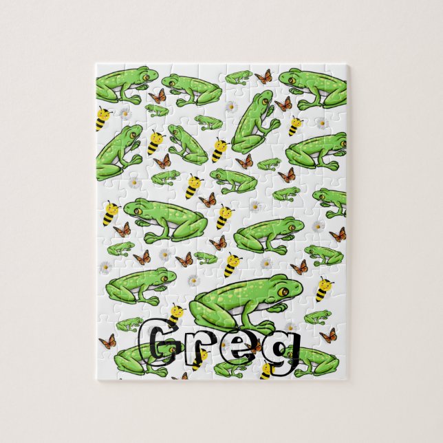 Puzzle Papillon de grenouilles Bumblebee Puzzle (Vertical)