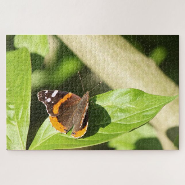 Puzzle Papillon de l'amiral rouge (Horizontal)