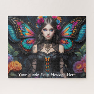 Puzzle papillon gothique