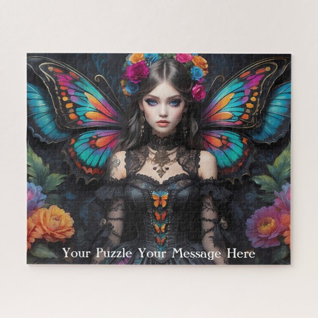 Puzzle papillon gothique (Horizontal)