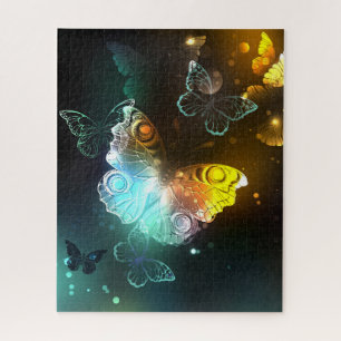 Puzzle Papillon lumineux et papillons de nuit