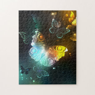 Puzzle Papillon lumineux et papillons de nuit