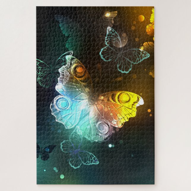 Puzzle Papillon lumineux et papillons de nuit (Vertical)