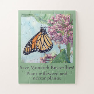 Puzzle Papillon monarque
