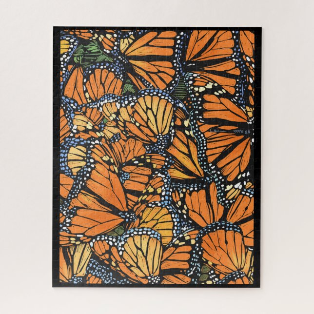 Puzzle papillon Monarque (Vertical)