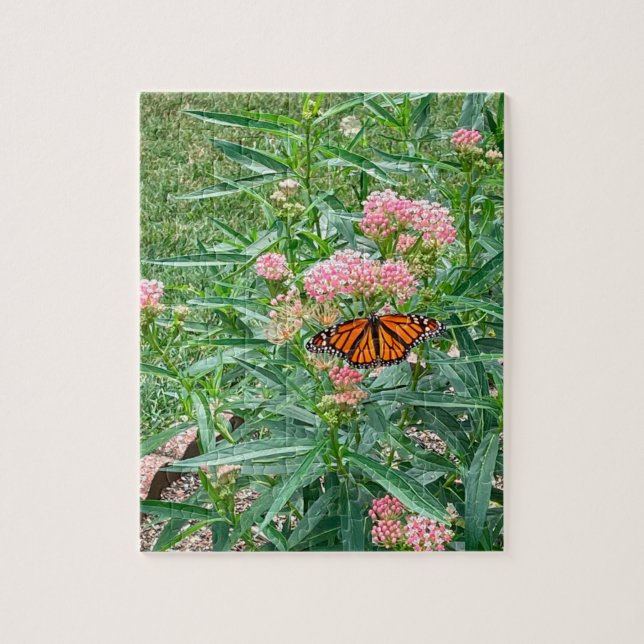 Puzzle Papillon Monarque sur Milkweed (Vertical)