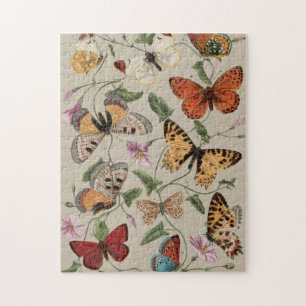 Puzzle Papillon Moth Nature Collection Dessin