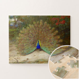Puzzle Papillon Peacock et Peacock, illustration artistiq