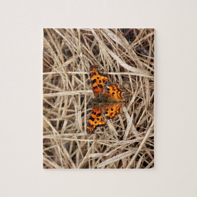 Puzzle Papillon sur la paille (Vertical)