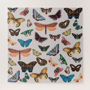 Puzzle Papillon vintage esthétique