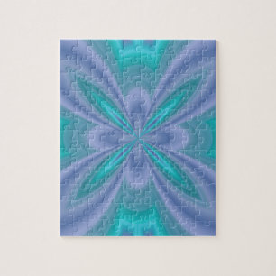 Puzzle Papillons bleus Abstraits