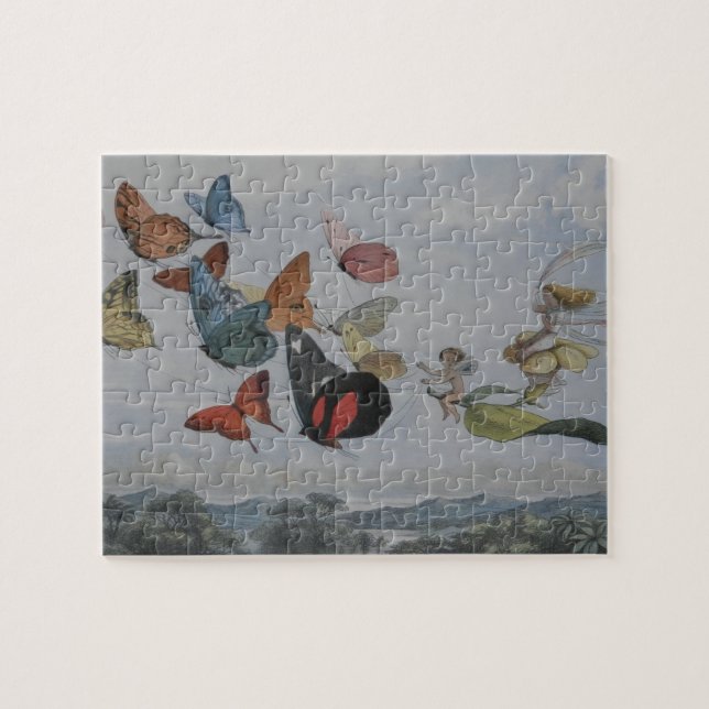 Puzzle Papillons et Reine Fée Papillons Fées (Horizontal)