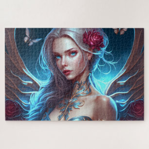 Puzzle Papillons imaginaire fée fée fleurie belle art