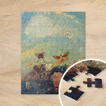 Puzzle Papillons | Odilon Redon<br><div class="desc">Papillons (1910) de l'artiste français Odilon Redon. La peinture d'art original est l'huile sur toile représentant des papillons abstraits colorés contre un arrière - plan bleu ciel. 

Utilisez les outils de conception pour ajouter du texte personnalisé ou personnaliser l'image.</div>