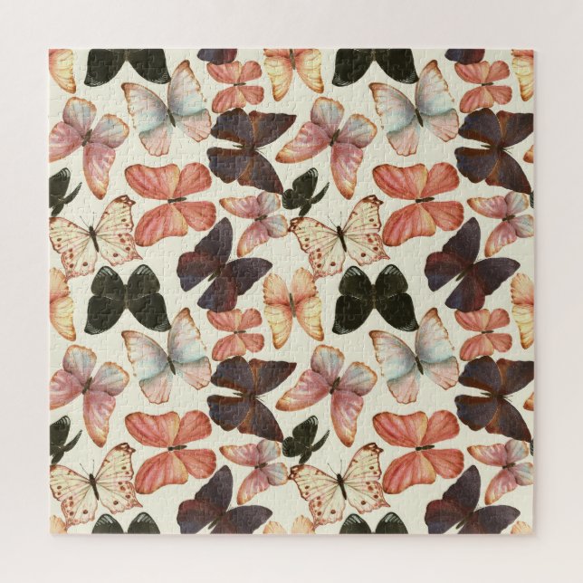 Puzzle Papillons tropicaux : Motif imperméable. (Vertical)