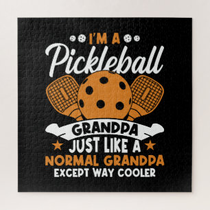 Puzzle Papy joueur de pickleball cool